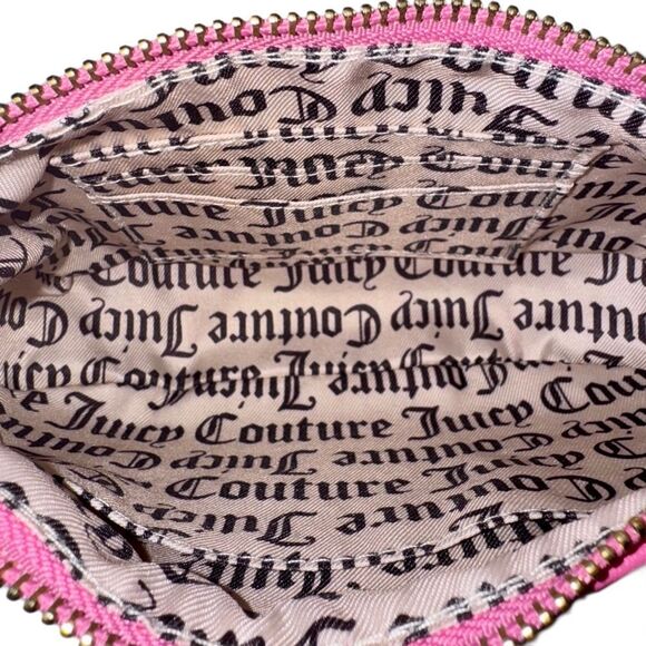 Juicy Couture Pink Juicy Kingdom Mini Shoulder Bag & Wristlet Crystal Crown Logo - Picture 10 of 10